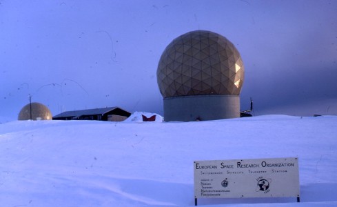 ESRO stasjonen i Ny-Ålesund 1967-1974. Foto Terje Brundtland